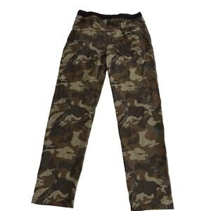 Rustic Blue NWT Girls M 10/12 Camo Cargo Pants Y2K Lined Zip Pockets Deadstock